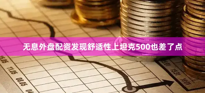 无息外盘配资发现舒适性上坦克500也差了点